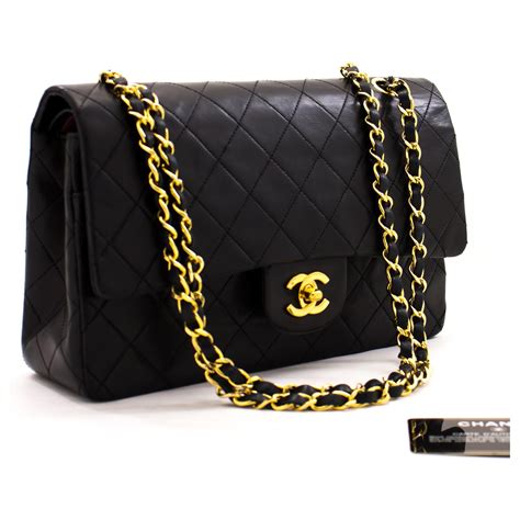 black white chanel bag|chanel purses black original.